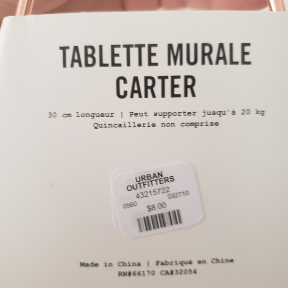 SOLD!! Urban outfitters wall shelf - Picture 3 of 7